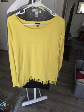 Talbots Bright Yellow Knit Sweater